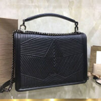 Bvlgari Women Serpenti Forever Top Handle Bag in Calf Leather-Black 1