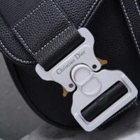 Dior Men Saddle Bag in Black Calfskin 1