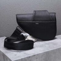 Dior Men Saddle Bag in Black Calfskin 1