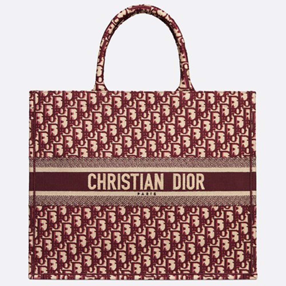 burgundy dior bag