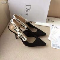 Dior Women J’adior Pump in Technical Canvas in 10cm Heel-Black 1