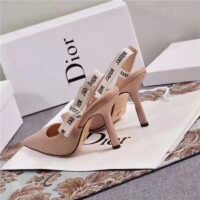 Dior Women J’adior Slingback Pump 10 cm Heel-Sandy 1