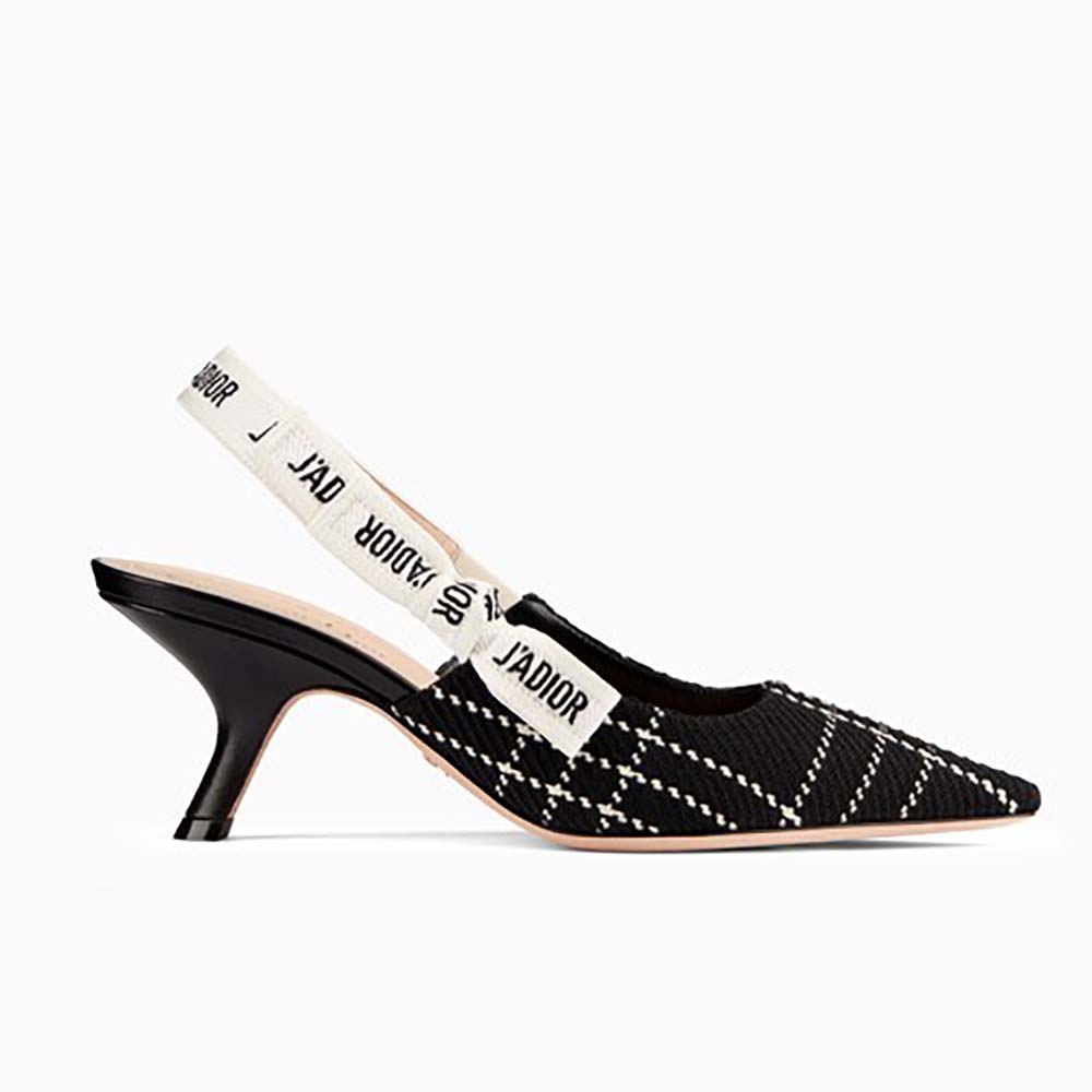 Dior Women J'adior Tartan Wool High-Heeled Shoe 65mm Heel