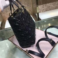 Dior Women Lady Dior Lambskin Tote Bag-Black 1