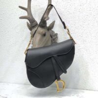 Dior Women Saddle Bag in Black Calfskin 1