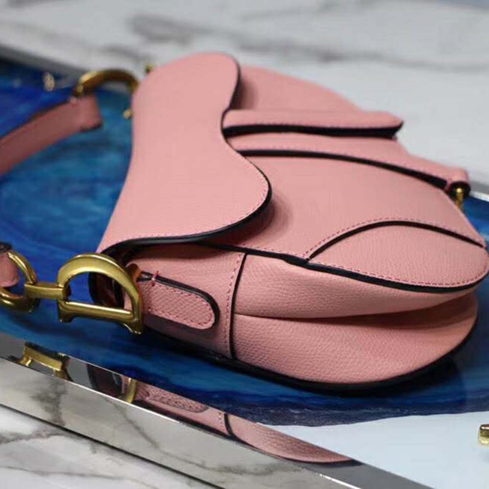 Dior Women Mini Saddle Bag in Calfskin