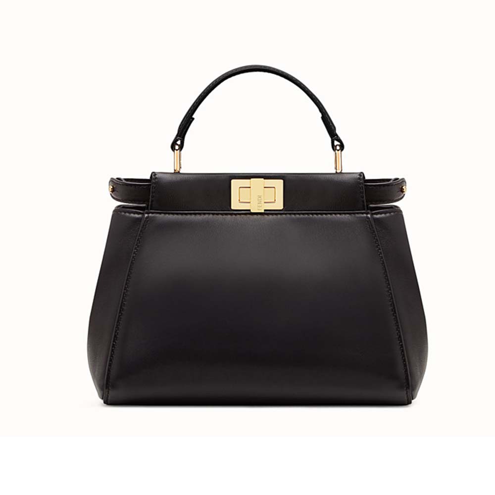 Fendi Women Peekaboo Mini Nappa Handbag