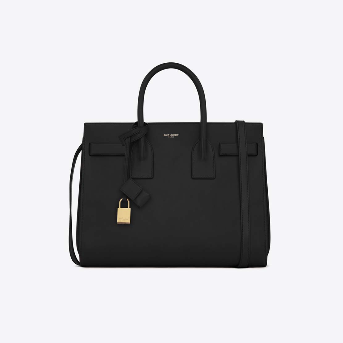 Saint Laurent YSL Classic Small Sac De Jour Bag in Calfskin Leather