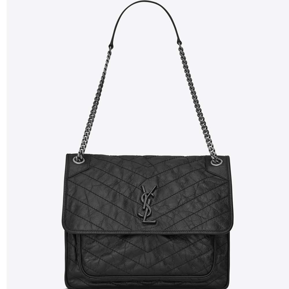 Saint Laurent YSL Women Niki Large in Vintage Leather