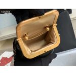 Chanel Women Small Kiss-Lock Bag Lambskin & Gold-Tone Metal - Image 7