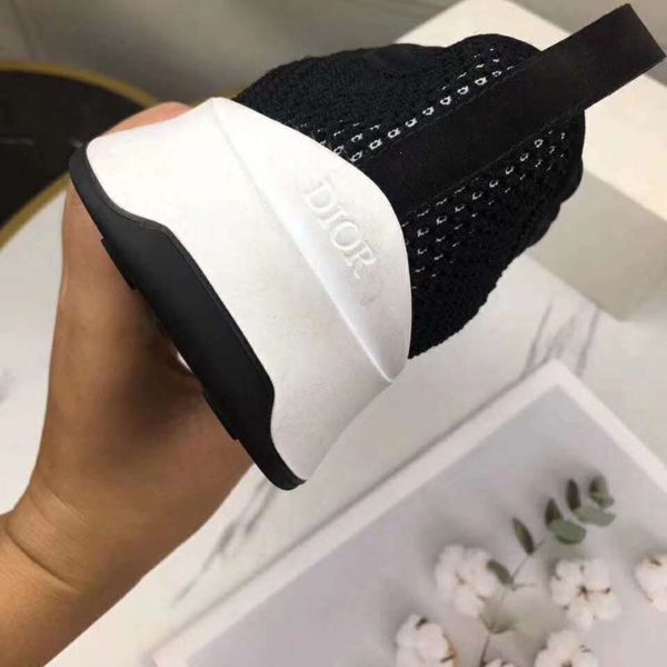 Dior Unisex B25 Low-Top Sneaker Black Neoprene and Mesh (4)