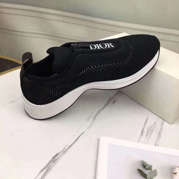 Dior Unisex B25 Low-Top Sneaker Black Neoprene and Mesh (5)