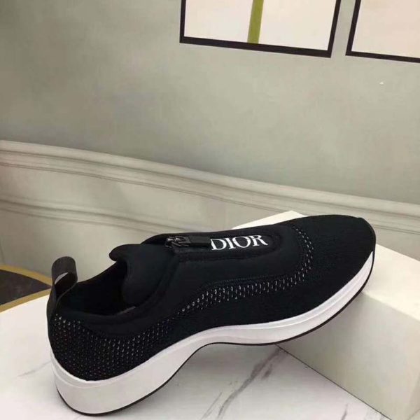 Dior Unisex B25 Low-Top Sneaker Black Neoprene and Mesh (7)