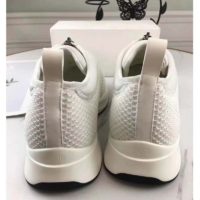 Dior Unisex B25 Low-Top Sneaker White Neoprene and Mesh
