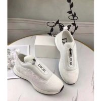Dior Unisex B25 Low-Top Sneaker White Neoprene and Mesh