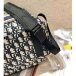 Dior Unisex Diortravel Backpack Blue Dior Oblique Jacquard ‘Christian Dior’ – Image 16