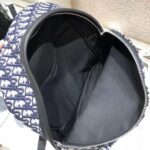 Dior Unisex Diortravel Backpack Blue Dior Oblique Jacquard ‘Christian Dior’ – Image 6