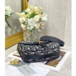 Dior Unisex Medium Dior Bobby Bag Blue Dior Oblique Jacquard - Imagen 4