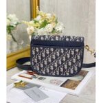 Dior Unisex Medium Dior Bobby Bag Blue Dior Oblique Jacquard - Imagen 5