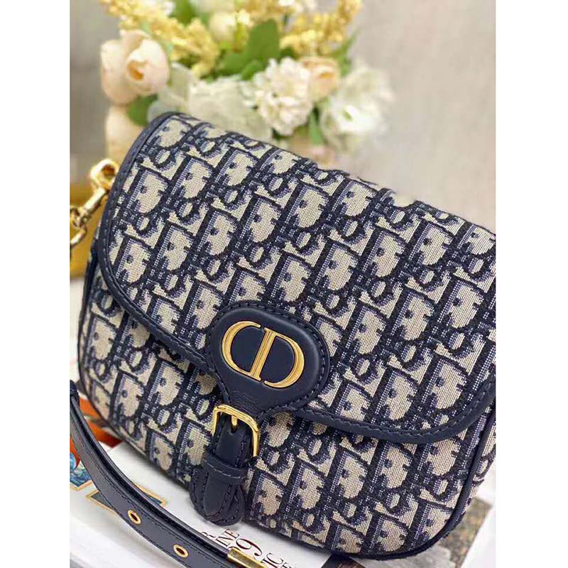 Dior bobby bag blue oblique 2021, Luxury, Bags & Wallets on Carousell