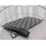 Dior Unisex Pouch Beige and Black Dior Oblique Jacquard-Black - Bild 5