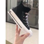 Dior Unisex Walk'n'Dior Sneaker Black Technical Mesh Leather Inserts - immagine 6