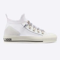 Dior Unisex Walk’n’Dior Sneaker White Technical Mesh Leather Inserts