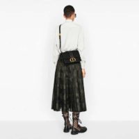 Dior Women 30 Montaigne Bag Black Dior Oblique Jacquard