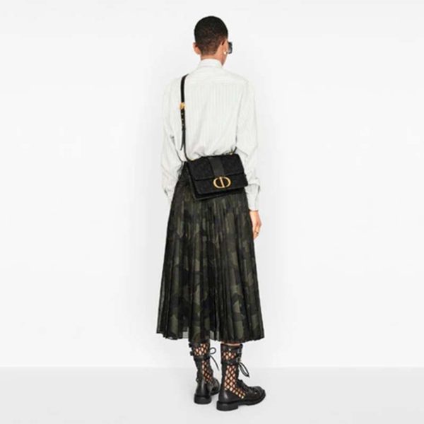 Dior Women 30 Montaigne Bag Black Dior Oblique Jacquard (2)