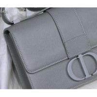 Dior Women 30 Montaigne Bag Ultramatte Grained Calfskin Flap Closure-Green