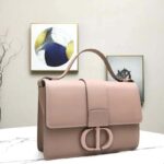 Dior Women 30 Montaigne Bag in Ultramatte Grained Calfskin-Pink – Bild 4