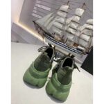 Dior Women D-Connect Sneaker Khaki Technical Fabric Neoprene-Dark Green - Image 3