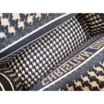 Dior Women Dior Book Tote Black and Beige Houndstooth Embroidery - Bild 7