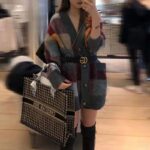 Dior Women Dior Book Tote Black and Beige Houndstooth Embroidery - Bild 8