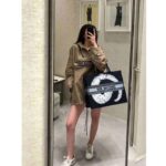 Dior Women Dior Book Tote Blue Multicolor Tie & Dior Embroidery - Image 13