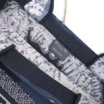 Dior Women Dior Book Tote Blue Multicolor Tie & Dior Embroidery - Image 9