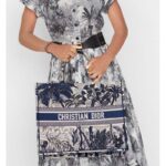 Dior Women Dior Book Tote Blue Palm Tree Toile De Jouy Embroidery - Bild 9