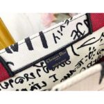 Dior Women Dior Book Tote Dioramour Graffiti Latte Multicolor Embroidery - immagine 12