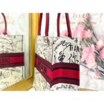 Dior Women Dior Book Tote Dioramour Graffiti Latte Multicolor Embroidery - immagine 8