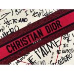 Dior Women Dior Book Tote Dioramour Graffiti Latte Multicolor Embroidery - immagine 9