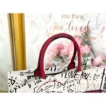 Dior Women Dior Book Tote Dioramour Graffiti Latte Multicolor Embroidery - immagine 11