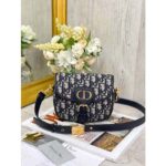 Dior Women Medium Dior Body Bag Blue Dior Oblique Jacquard - Bild 2
