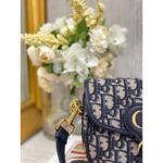 Dior Women Medium Dior Body Bag Blue Dior Oblique Jacquard - Bild 9