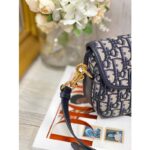 Dior Women Medium Dior Body Bag Blue Dior Oblique Jacquard - Bild 10