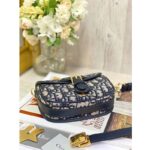 Dior Women Medium Dior Body Bag Blue Dior Oblique Jacquard - Bild 6