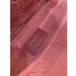 Dior Women Medium Lady D-Lite Bag Cannage Embroidery-Rose - immagine 11
