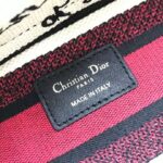 Dior Women Medium Lady D-Lite Dioramour Bag Latte Multicolor Graffiti Embroidery - Image 14