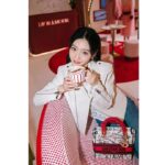 Dior Women Medium Lady D-Lite Dioramour Bag Latte Multicolor Graffiti Embroidery - Image 12