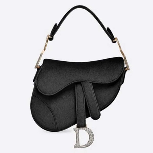 dior velvet saddle bag