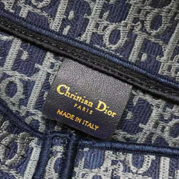 Dior Women Saddle Bag Denim Blue Dior 